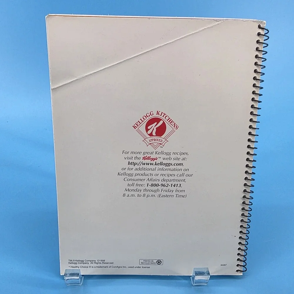 75 Years of‎ Cooking with Kellogg Kitchens 1998 Spiral-Bound Cookbook